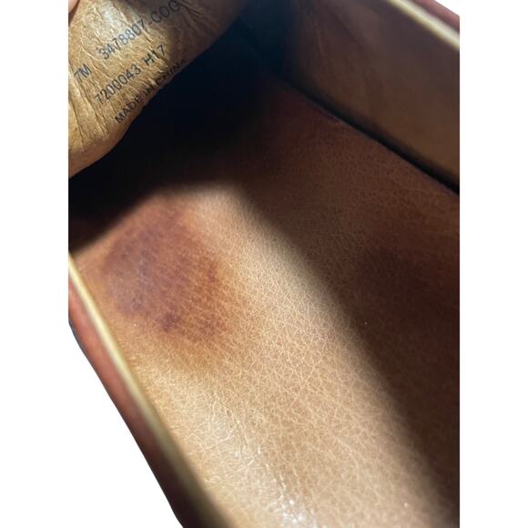 Frye Dylan Womens Size 7M Brown Leather Slip On Casual Walking Flat Loafer Shoes - Picture 7 of 10